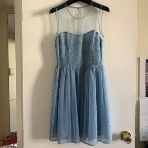Rodarte for Target Blue Lace/Swiss Dot Dress